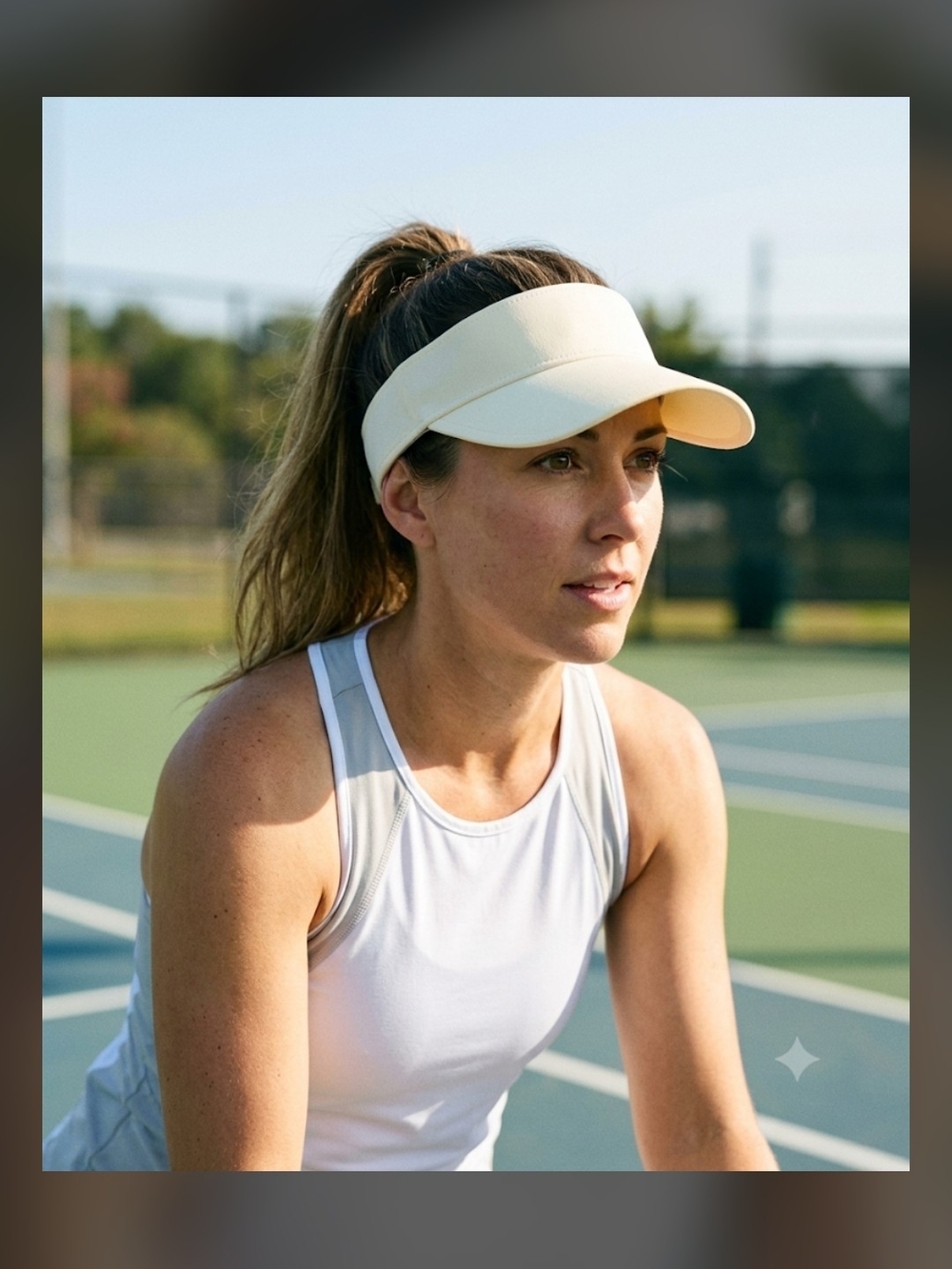 Calia Pastel Yellow Sport Visor Adjustable - NWT